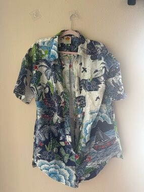 Farm Rio Graphic Rio romper linen